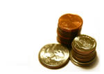 stacked coins
